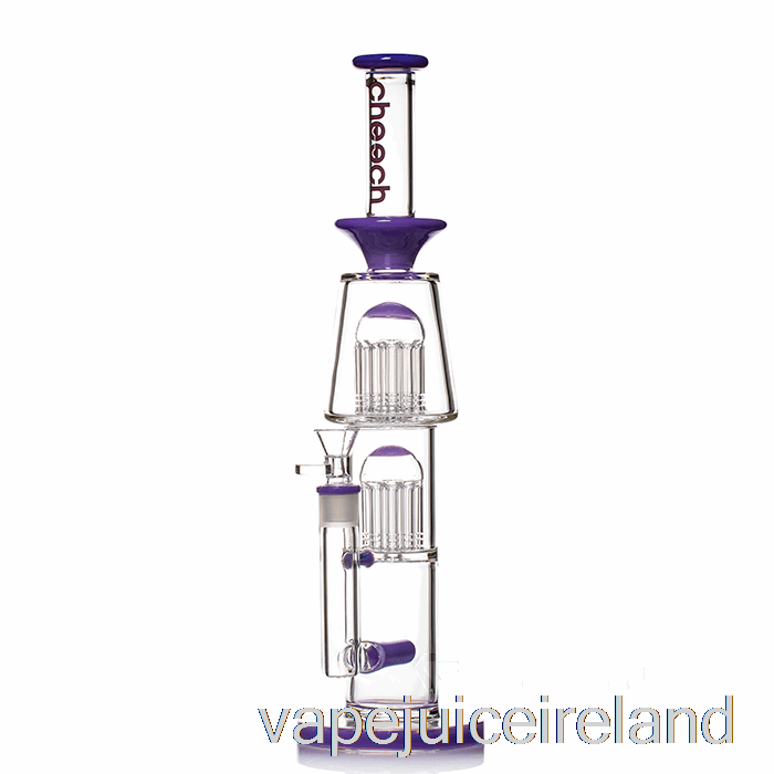 Vape Flavours Cheech Glass Dual Tree Inline Bong Purple